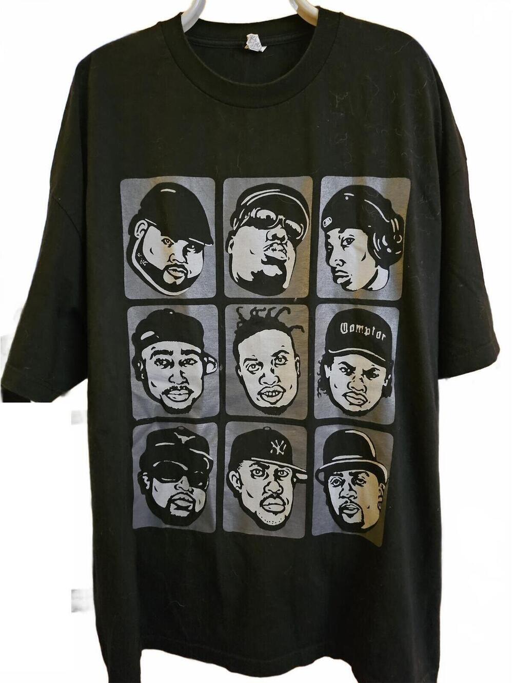 Cajmear 2pac Eazy E Big L Pun Pimp C Nate Dogg ODB T-shirt xi jordan 3X